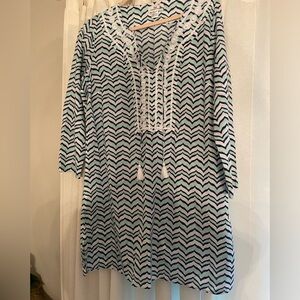 vineyard vines beach tunic! perfect for summer- sz large euc